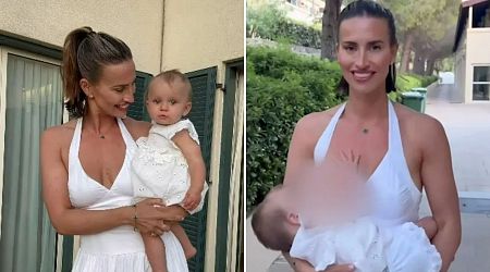 Ferne McCann cruelly mum-shamed as she breastfeeds in public while on luxury holiday in Croatia