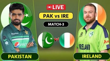 Pakistan vs Ireland - 3rd T20 | Pak vs Ire Live | Pakistan Live Match Today #cricket