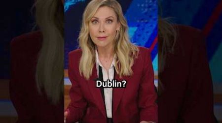 The Dublin-NYC portal turned into chaos but Desi Lydic has a heartfelt message for our Irish friends