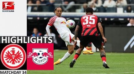 Strong Fight at Frankfurt vs Leipzig 2-2 | Highlights | Bundesliga 2023/24