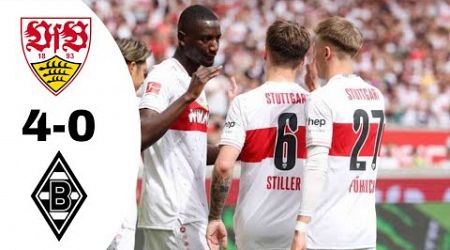 VfB Stuttgart VS Borussia M&#39;gladbach 4-0 Highlights | Bundesliga 2023/2024