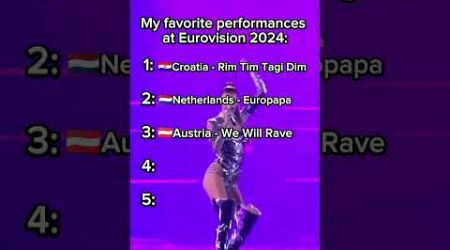 What&#39;s your favorite performance? #fyp #eurovision2024 #eurovision #europe #sweden