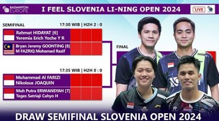 Draw &amp; Jadwal Semifinal Slovenia Open 2024. Ganda Putra Indonesia Mendominasi #sloveniaopen2024