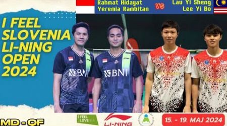 Hidayat/ Rambitan (INA) vs Lau/Lee (MAS) | QF | Badminton Slovenia Open 2024