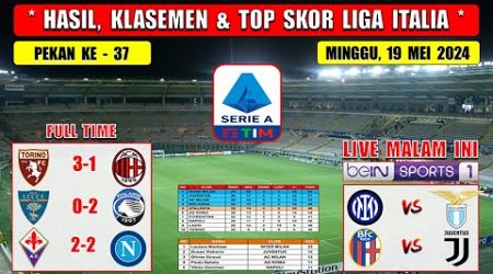 Hasil Liga Italia Tadi Malam ~ TORINO vs AC MILAN ~ LECCE vs ATALANTA ~ Liga Italia 202 Pekan 37