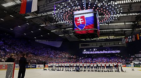 Latvia's hockey heroes face crunch Slovakia clash