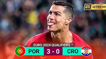 Portugal vs Croatia 3-0 | Ronaldo Brace EURO 2024 Qualifiers Highlights &amp; Goals