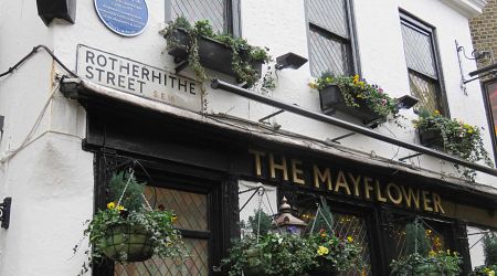 The history of Rotherhithe pub The Mayflower