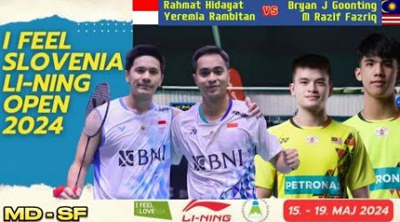 Hidayat/ Rambitan (INA) vs Goonting/Fazriq (MAS) | SF | Badminton Slovenia Open 2024