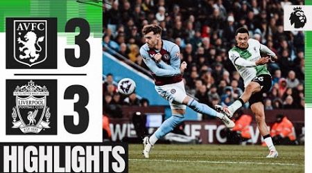 Quansah &amp; Gakpo Goals in Six Goal Thriller | Aston Villa 3-3 Liverpool | Highlights