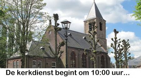 P.K.N. kerk Nootdorp, Kerkdienst van zondag 19 mei mei 2024. Pinksteren.