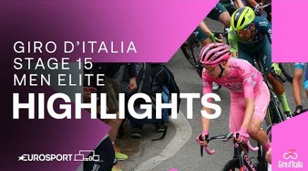 Riders Battle Epic Queen Stage! | Giro D&#39;Italia Stage 15 Race Highlights | Eurosport Cycling