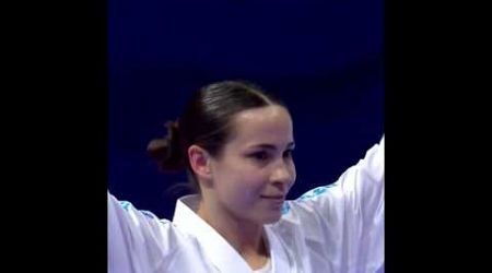 Waza Ari by Croatia Karateka | Karate Female kumite | EKF | WKF #shorts #karate #female #kumite #ok