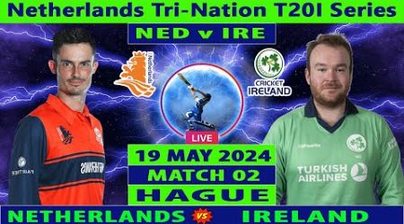Netherlands vs Ireland | NED vs IRE | Netherlands Tri-Nation T20I Series 2024 | Cricket Info Live