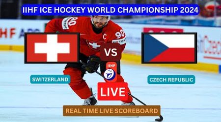Czech Republic Vs Switzerland LIVE Score UPDATE Today Ice Hockey 2024 IIHF World Championship