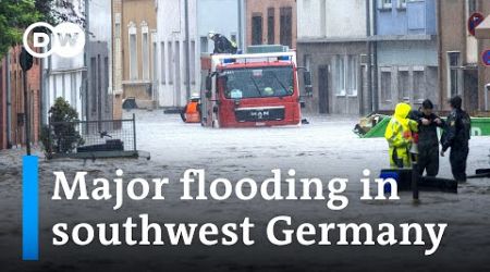 German Chancellor promises help to residents affected by worst flooding in decades | DW News