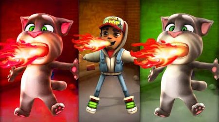 Repeat After Talking Tom Challenge - Talking Tom and Subway Surfers Compilation