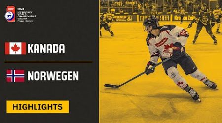 Kanada vs. Norwegen | Highlights - 7. Spieltag, Eishockey-WM 2024 | SDTV Eishockey