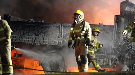 Firefighters tackle major blaze in west Belfast