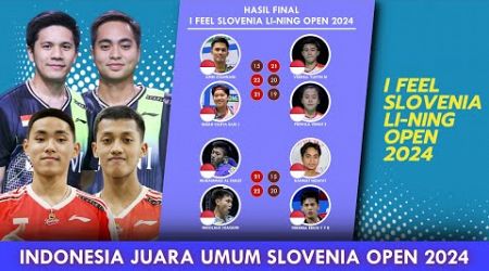 Hasil Lengkap Final Slovenia Open 2024. Indonesia Borong 3 Gelar &amp; 3 Runner Up #sloveniaopen2024