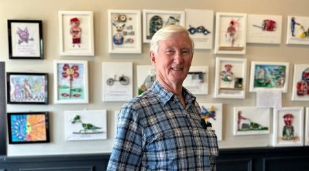 Retired teacher's pop can art raises funds for Brampton hospital