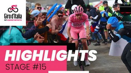 Giro d&#39;Italia 2024 | Stage 15: Highlights