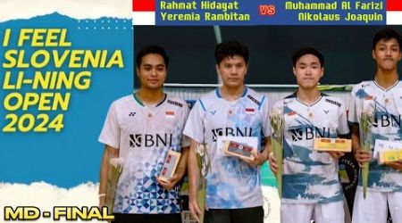Hidayat/Rambitan (INA) vs Farizi/Joaquin (INA) | F | Badminton Slovenia Open 2024
