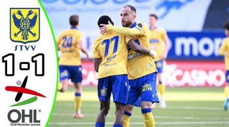 St.Truiden vs Oud-Heverlee Leuven 1-1 Highligjts | Jupiler Pro League 2024 Efootball Gameplay