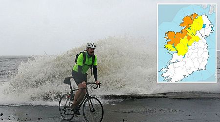 Orange and yellow weather alert LIVE updates as forecasters warn of thunder, hail and flash floods