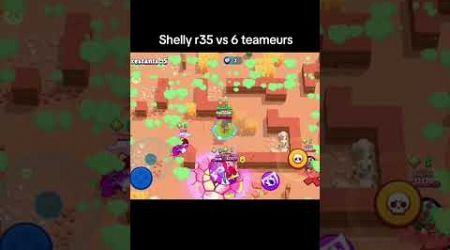 game de SHELLY rang35 vs 6 teameurs #brawlstars #funny #supercell #browlersgaming #brawl #bs #jeux