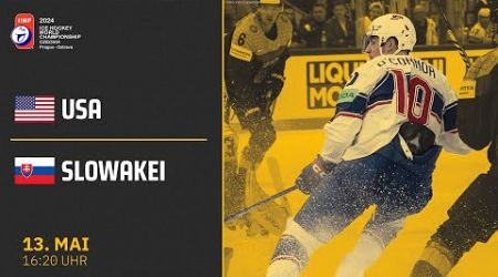USA vs. Slowakei | Highlights - 4. Spieltag, Eishockey-WM 2024 | SDTV Eishockey