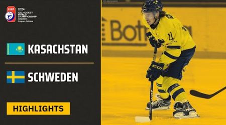 Kasachstan vs. Schweden | Highlights - 7. Spieltag, Eishockey-WM 2024 | SDTV Eishockey