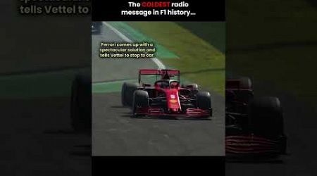 The moment Sebastian Vettel realized he had to retire from Formula 1