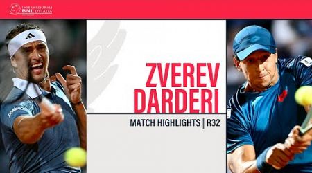 Alexander Zverev - Luciano Darderi | ROME R32 - Match Highlights #IBI24
