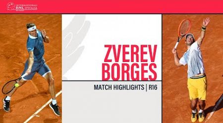 Alexandre Zverev - Nuno Borges | ROME R16 - Match Highlights #IBI24