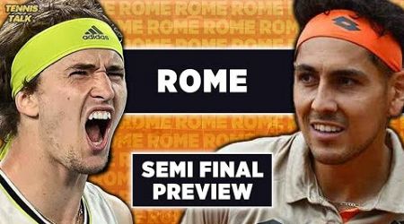 Zverev vs Tabilo | Rome Open 2024 SF | Tennis Prediction