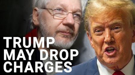 Trump expected to drop Assange charges if elected president | Gabriel Shipton