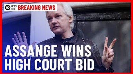 Julian Assange Granted Leave To Appeal Extradition To US | 10 News First