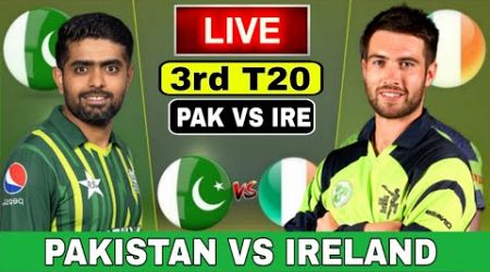 LIVE : Pakistan vs Ireland 3rd T20 Match | PAK vs IRE | Pakistan Tour of Ireland 2024 #livestream