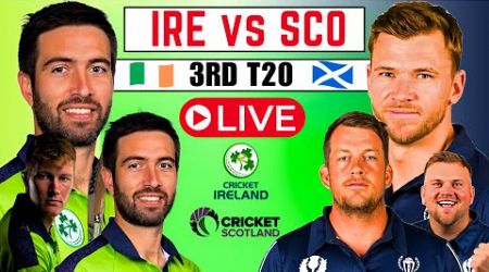 IRE vs SCO live match | Ireland vs Scotland live | ECN Netherlands T201 Tri-Series Live
