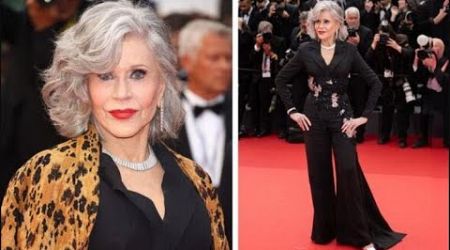Jane Fonda is &#39;ageing backwards&#39; as she makes appearance with new hairstyle at Cannes