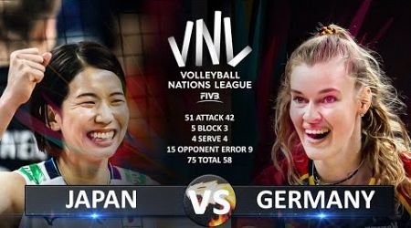 Japan vs Germany | Women&#39;s VNL 2024