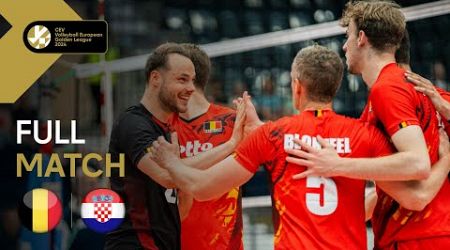 Full Match | Belgium vs. Croatia - CEV Volleyball European Golden League 2024