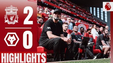 Highlights: Klopp&#39;s final Liverpool game | Liverpool 2-0 Wolves