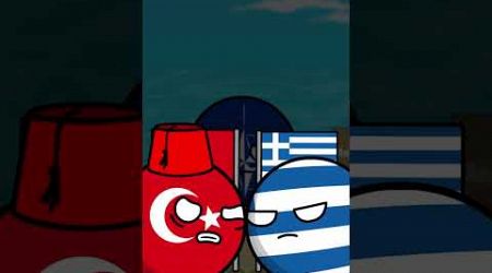 Greece Vs Turkey #countryball