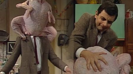 Mr Bean&#39;s Turkey Dinner Goes Horribly WRONG! | Mr Bean Live Action | Funny Clips | Mr Bean