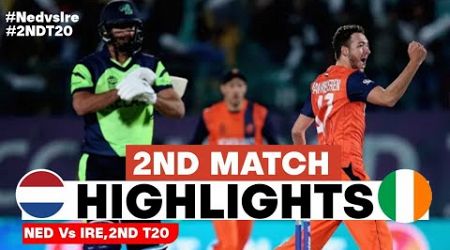 Netherland vs Ireland | 2nd T20 Match Highlights 2024 | Ned vs Ire Highlights 2024 | Sports Hub