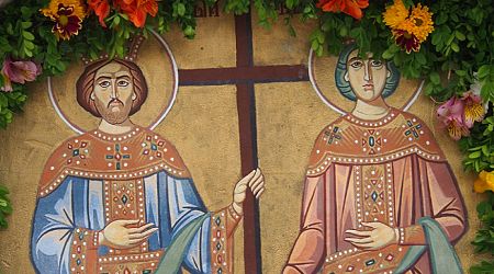 We honour the Equals of the Apostles, Saints Constantine and Helena