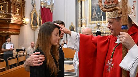 Eight adults receive Sacrament of Confirmation