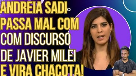 Apresentadora da Globo News passa mal com discurso de Javier Milei e vira chacota!